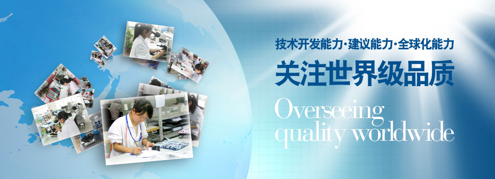 技術開發(fā)能力?建議能力?全球化能力 關注世界級品質 Overseeing quality worldwide